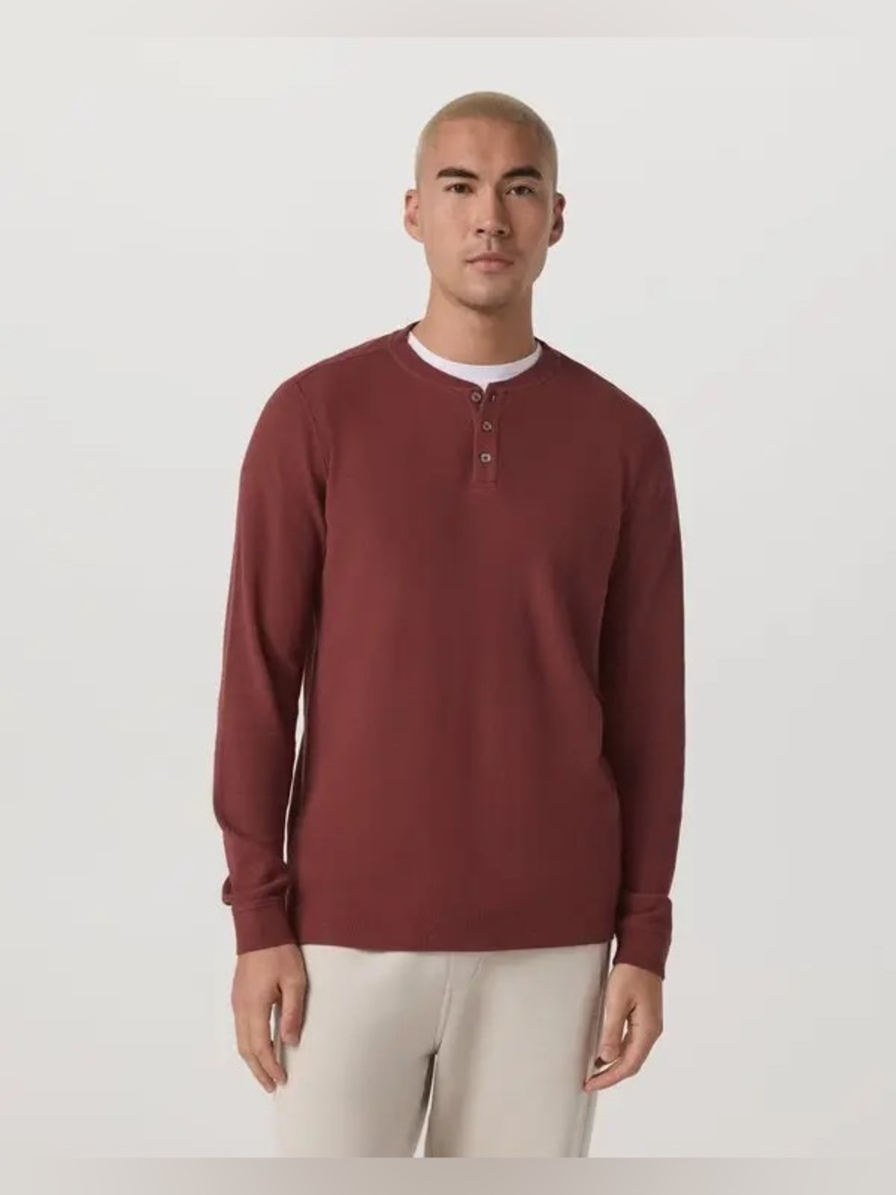 Vuori Men’s Waffle Henley Shirt size XL